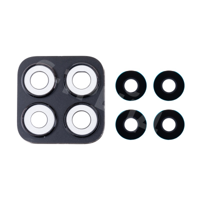 Стекло камеры для Huawei Honor X8b (LLY-LX1) в сборе с рамкой Черный