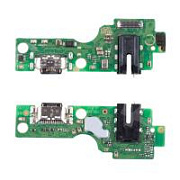 Шлейф для Tecno Spark Go 2 (KM4) плата на системный разъем/разъем гарнитуры/микрофон - Премиум