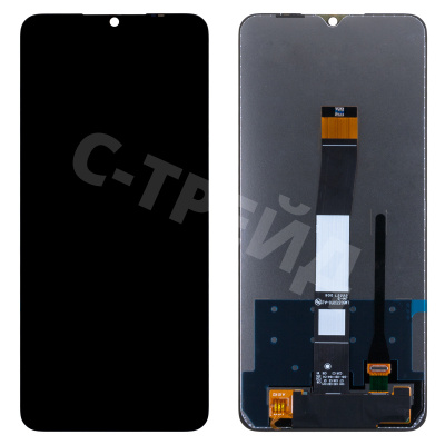 Дисплей для Xiaomi Redmi 10C/Poco C40 (220333QNY/220333QPG) в сборе с тачскрином Черный - OR