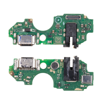 Шлейф для Itel A70 (A665L) плата на системный разъем/разъем гарнитуры/микрофон - Премиум
