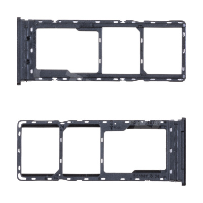 Держатель SIM для Tecno Pova 2 (LE7n) Черный