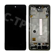 Дисплей для Samsung Galaxy A53 5G (A536B) модуль с рамкой Черный - OR Ref. (SP)