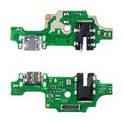 Шлейф для Tecno Camon 12 (CC7) плата на системный разъем/разъем гарнитуры/микрофон