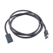 Кабель удлинительный USB 3.0 (M) - USB 3.0 (F) (1,5 м) Черный