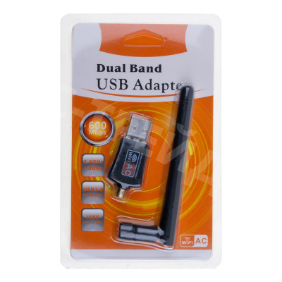 USB Wi-Fi адаптер (2,4 - 5 GHz) Черный