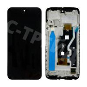 Дисплей для Tecno Spark 30C 4G (KL5n) модуль с рамкой Черный - OR