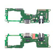 Шлейф для Realme 8 4G/8 Pro (RMX3085/RMX3081) плата на системный разъем/разъем гарнитуры/микрофон - Премиум