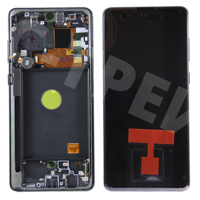 Дисплей для Samsung Galaxy Note 10 Lite (N770F) модуль с рамкой Черный - OR (SP)
