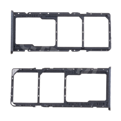 Держатель SIM для Realme Note 60/60x (RMX3933/RMX3938) Черный