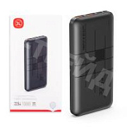 Внешний Аккумулятор (Power Bank) XO RP187 10000 mAh (22.5W, QC3.0, PD, 2USB, MicroUSB, Type-C, LED индикатор) Черный
