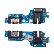 Шлейф для Infinix Smart 9/9 HD (X6532/X6532C) плата на системный разъем/разъем гарнитуры/микрофон - Премиум