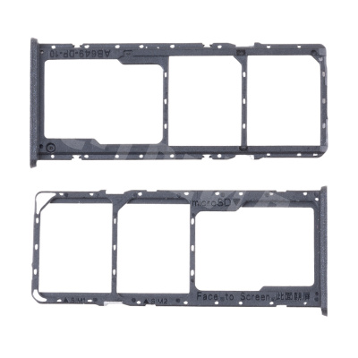 Держатель SIM для Realme C53/C51 (RMX3760/RMX3830) Черный