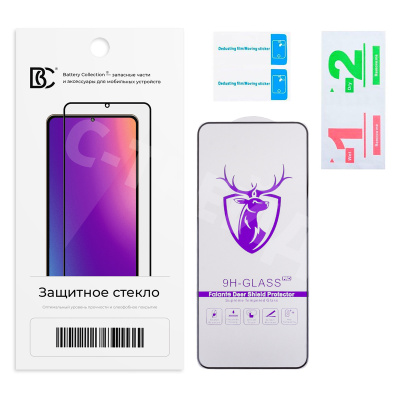 Защитное стекло "Премиум" для Xiaomi Redmi Note 13 4G/14 4G/5G Черный