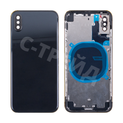 Корпус для iPhone X (A1865/A1901) Серый - Премиум