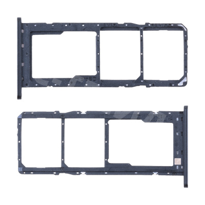 Держатель SIM для Samsung Galaxy A03s (A037F) Черный