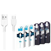 Кабель USB - Type-C Hoco X20 (3A, 2 м) Белый