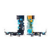 Шлейф для iPhone SE (2020)/SE (2022) на системный разъем/микрофон Черный