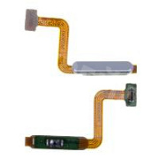 Шлейф для Samsung Galaxy A22 (A225F) сканер отпечатка пальцев Белый