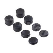 Накладки на стики для геймпада (универсальный, 8 шт., разные размеры) Черный