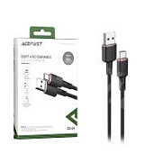 Кабель USB - Type-C Acefast C2-04 (3A, силикон, 1.2 м) Черный