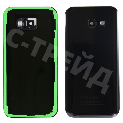 Задняя крышка для Samsung Galaxy A5 2017 (A520F) Черный - Премиум
