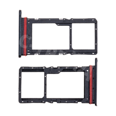 Держатель SIM для Huawei Honor X7a/X7a Plus (RKY-LX1) Черный