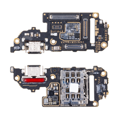 Шлейф для Vivo V29 (V2250) плата на системный разъем/разъем SIM/микрофон