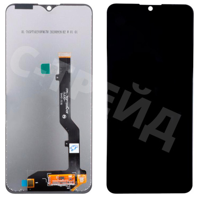 Дисплей для ZTE Blade A7s 2020 в сборе с тачскрином Черный - Оптима