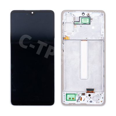 Дисплей для Samsung Galaxy A33 5G (A336B) модуль с рамкой Белый - (OLED)