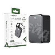 Внешний Аккумулятор (Power Bank) Acefast M28 10000 mAh (22.5W, PD, Type-C, кабель Type-C) Черный