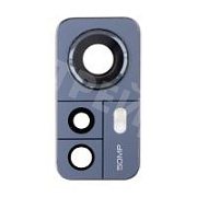 Стекло камеры для Xiaomi 12/12X (2201123G/2112123AG) в сборе с рамкой Серый