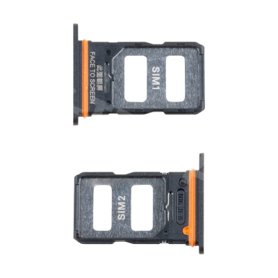 Держатель SIM для Xiaomi Redmi Note 13 Pro 5G (2312DRA50C/2312CRAD3C/2312DRA50G/2312DRA50I) Черный