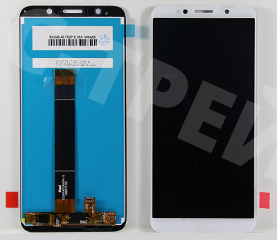 Дисплей для Huawei Y5 2018/Y5 Prime 2018/Y5 Lite 2018/Honor 7A (DUA-L22/DRA-L21/DRA-LX2/DRA-LX5) в сборе с тачскрином Белый - Оптима