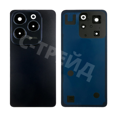 Задняя крышка для Infinix Hot 40 (X6836) Черный - Премиум