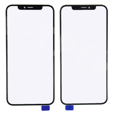 Стекло для переклейки iPhone X/Xs с OCA пленкой Черный - OR (Mitsubishi)