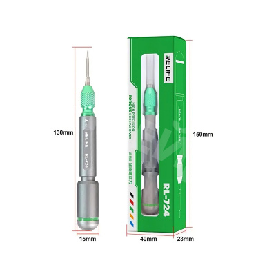 Отвертка Relife RL-724 (Y трехлучевая 0,6 мм, магнитная, динамометрическая 0,5 кгс/см2 )