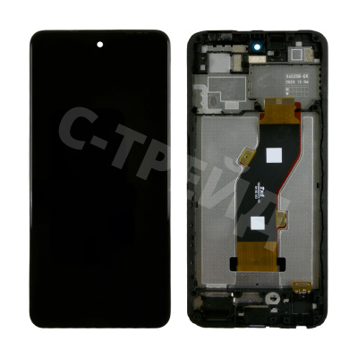 Дисплей для Infinix Smart 8 Pro (X6525B) модуль с рамкой Черный - OR