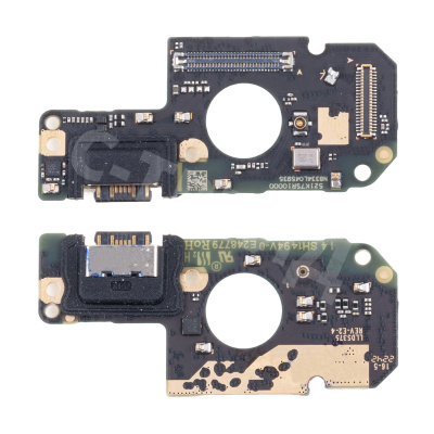 Шлейф для Xiaomi Redmi Note 11S 4G (2201117SY) плата на системный разъем/микрофон - Премиум