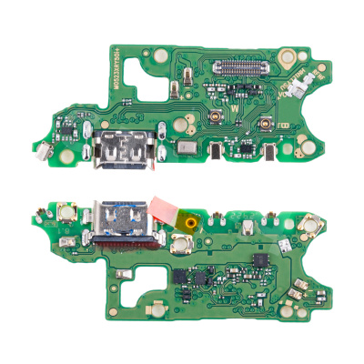 Шлейф для Huawei Honor X8b (LLY-LX1) плата на системный разъем/микрофон - Премиум