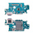 Шлейф для Samsung Galaxy S23+ (S916E/Asia/America version) плата системный разъем/разъем SIM/микрофон - Премиум