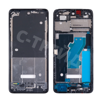 Рамка дисплея для Itel P55 4G (A666LN) Черный (возможен дефект ЛКП)