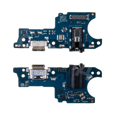 Шлейф для Samsung Galaxy A02s/A03s (A025F/A037F) плата системный разъем/разъем гарнитуры/микрофон - Премиум