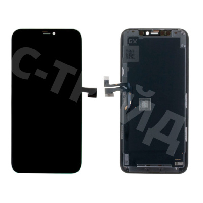 Дисплей для iPhone 11 Pro (A2215) в сборе с тачскрином Черный - (Hard OLED, Full HD) (площадка под IC)