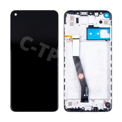 Дисплей для Xiaomi Redmi Note 9 (M2003J15SC/M2003J15SG) модуль с рамкой Черный - OR