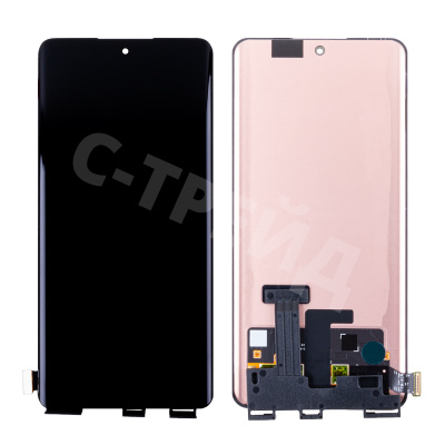 Дисплей для OPPO Reno 10 5G (CPH2531) в сборе с тачскрином Черный - (OLED)