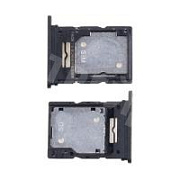 Держатель SIM для Xiaomi Redmi Note 14 4G (24117RN76O/24117RN76G) Черный