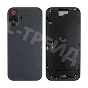 Корпус для iPhone 16 Plus (A3290) (1 Sim) Черный - Премиум