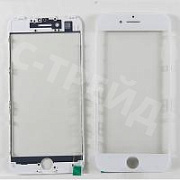 Стекло для переклейки iPhone 7 с OCA пленкой + рамка Белый - OR (Mitsubishi)