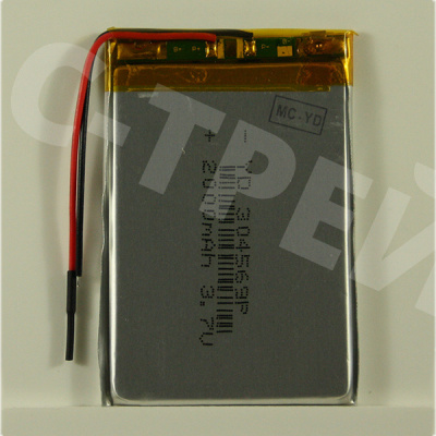 Аккумулятор универсальный 304569p 3,7v Li-Pol 2000 mAh (3*45*69 mm)