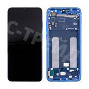 Дисплей для Xiaomi Mi 9 Lite (M1904F3BG) модуль с рамкой Синий - OR